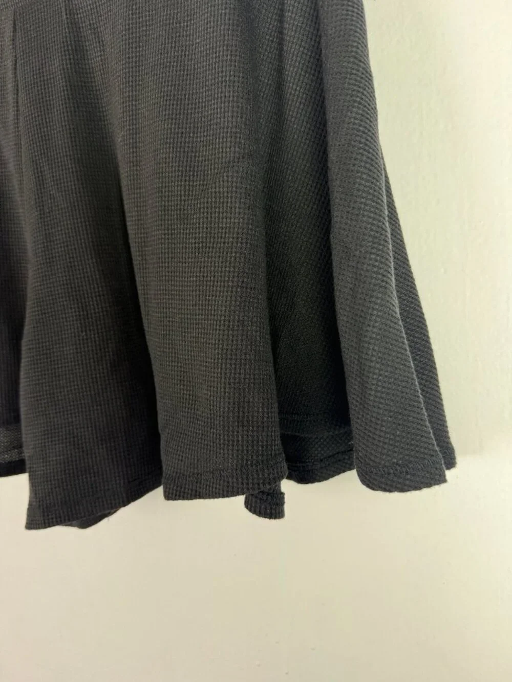 NWT Lulus Expert Chiller Black Waffle Knit Shorts Flowy Size XL NEW - Picture 7 of 10